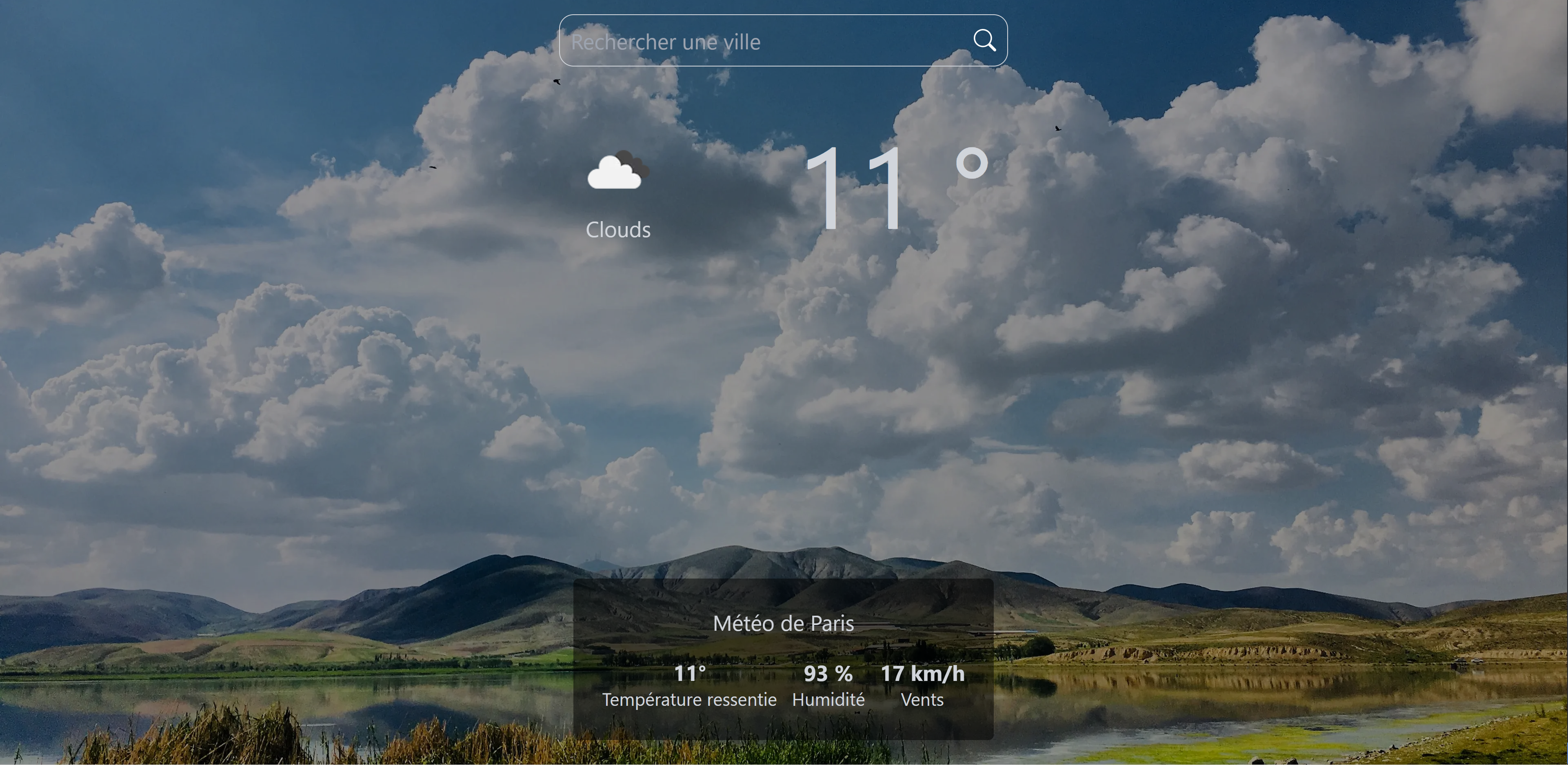 Météo app
